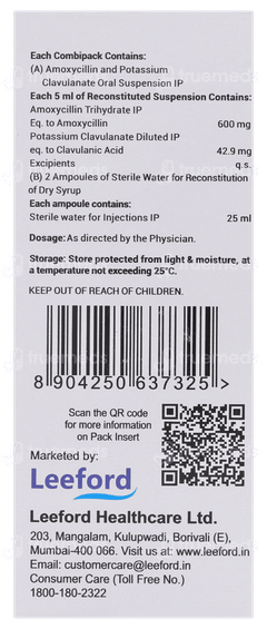Evoxil Cv Es Dry Syrup 50ml